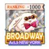 BROADWAY Act.3 NEW YORK TOP1000バッジ